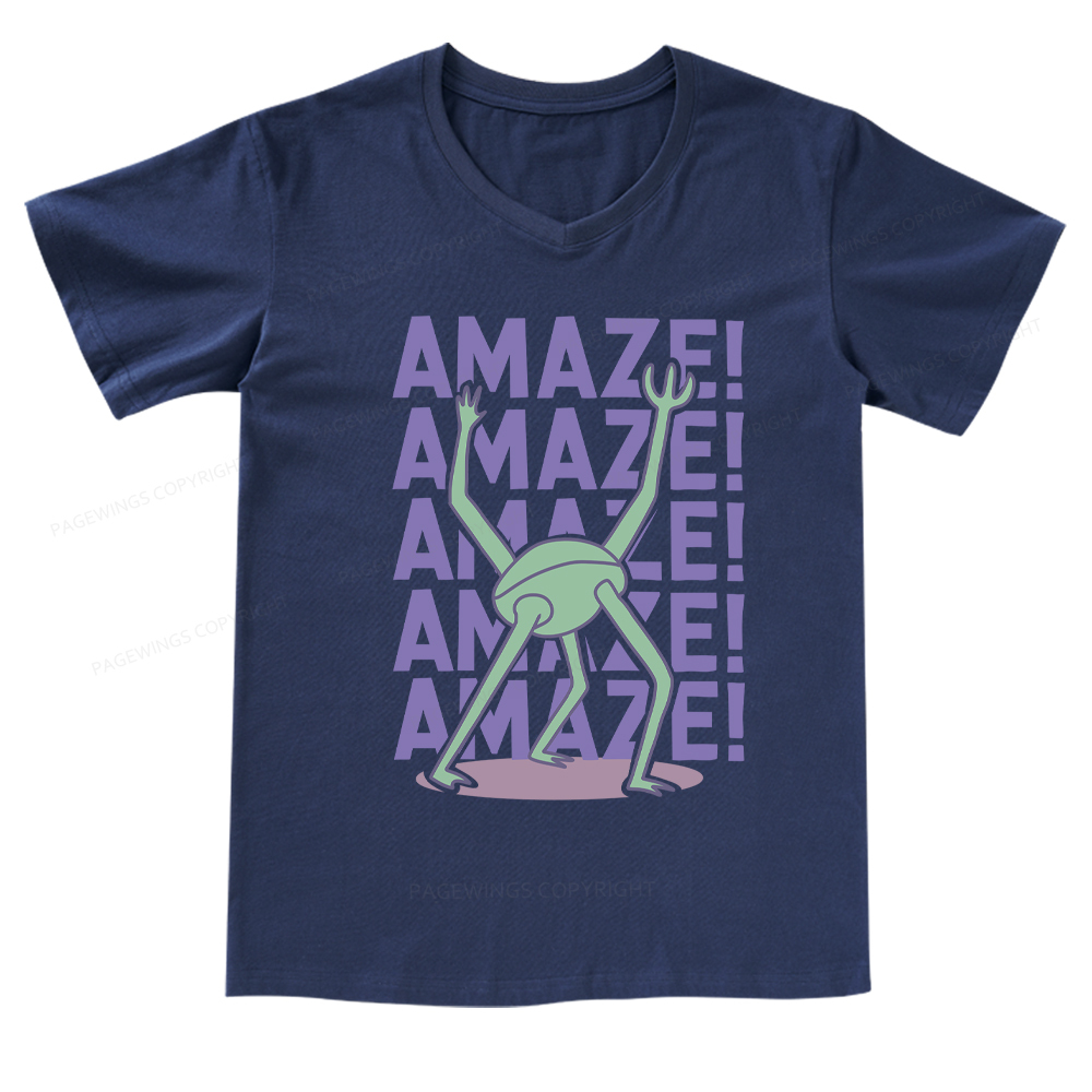 Pagewings Rocky Amaze V-neck T-shirt