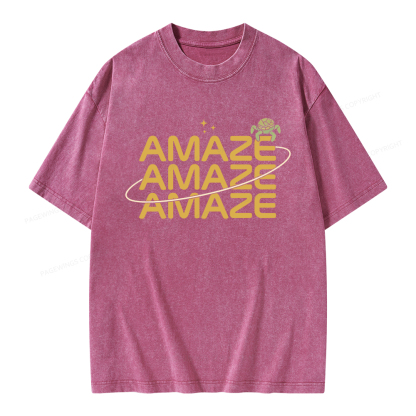 Pagewings Amaze Unisex Washed T-shirt
