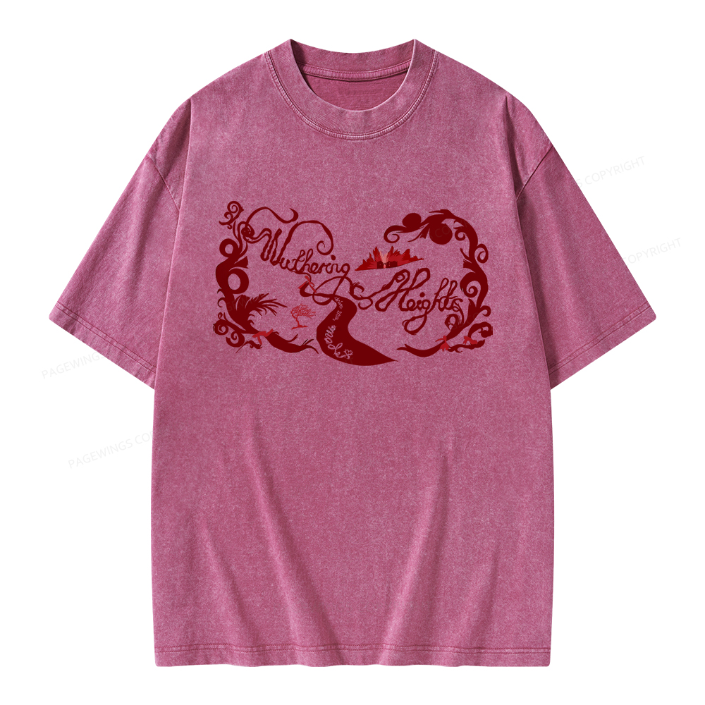 Pagewings Drive Me Mad Unisex Washed T-shirt