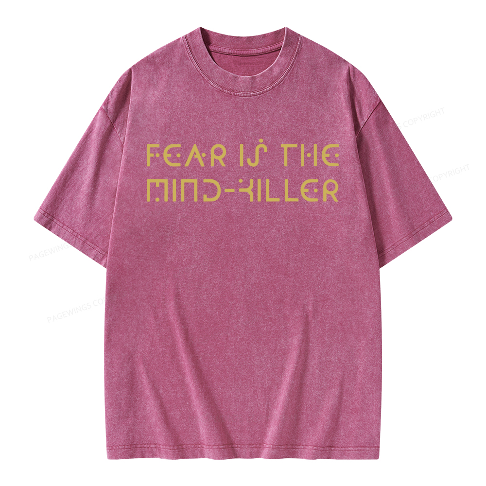 Pagewings Fear Is The Mind-Killer Unisex Washed T-shirt