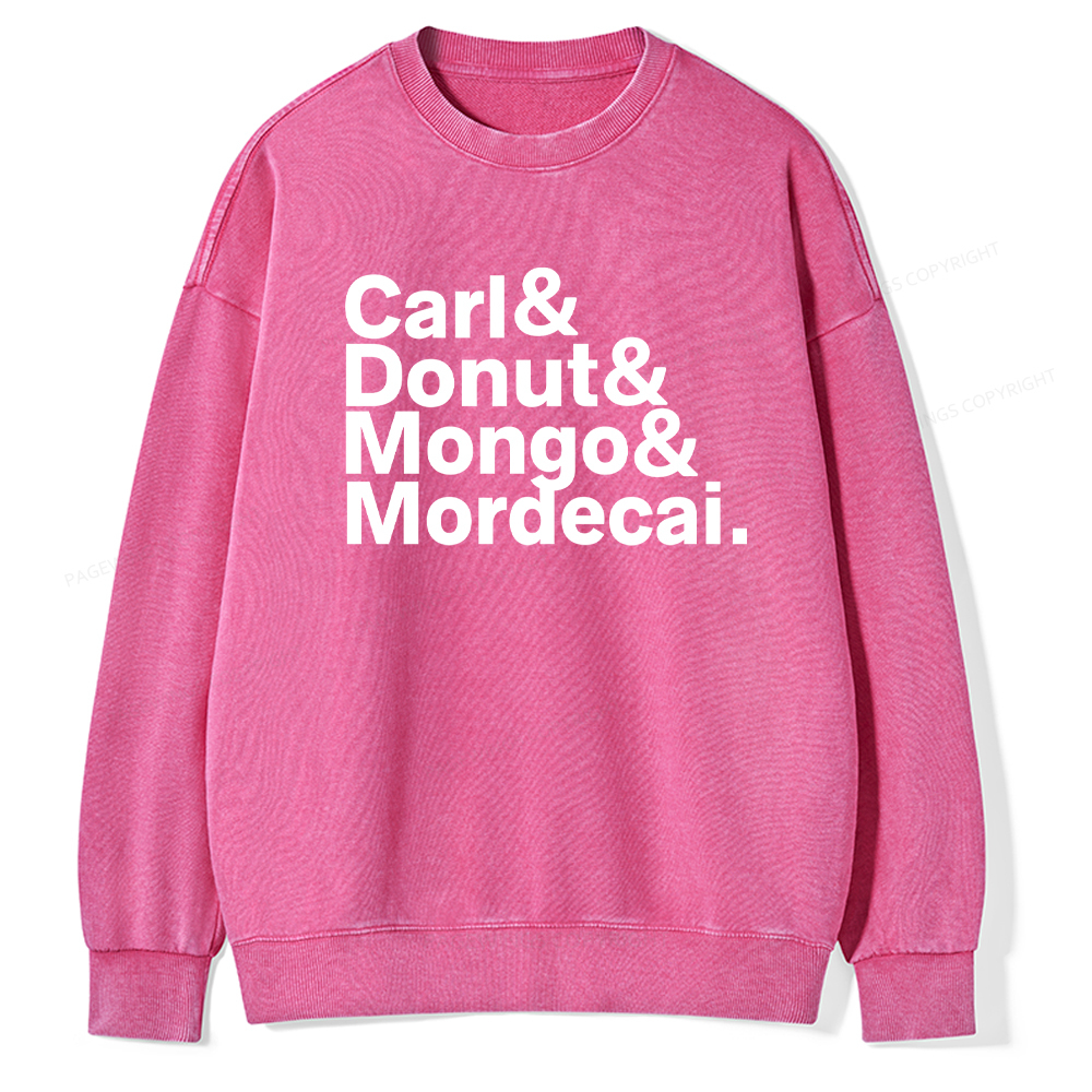 Pagewings Sci-Fi Book Lover Unisex Washed Sweatshirt