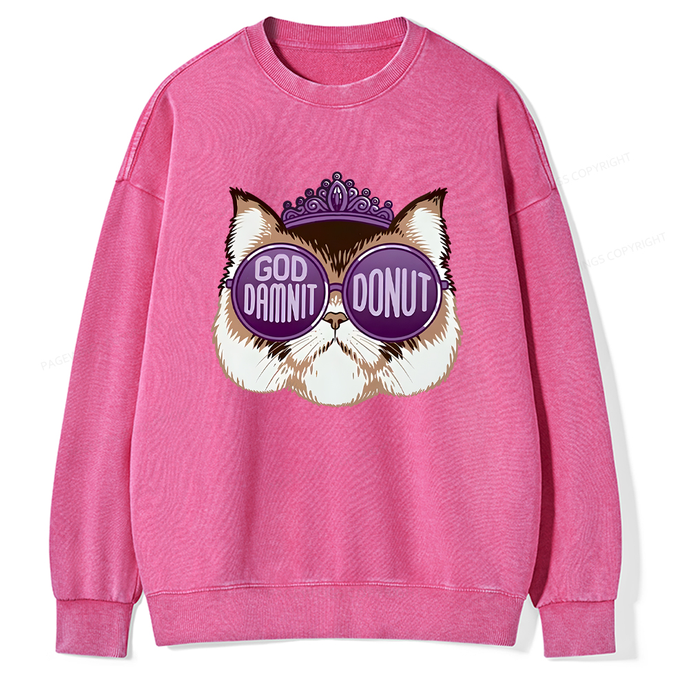 Pagewings Sci-Fi Book Lover Unisex Washed Sweatshirt