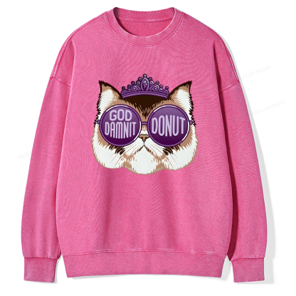 Pagewings Sci-Fi Book Lover Unisex Washed Sweatshirt