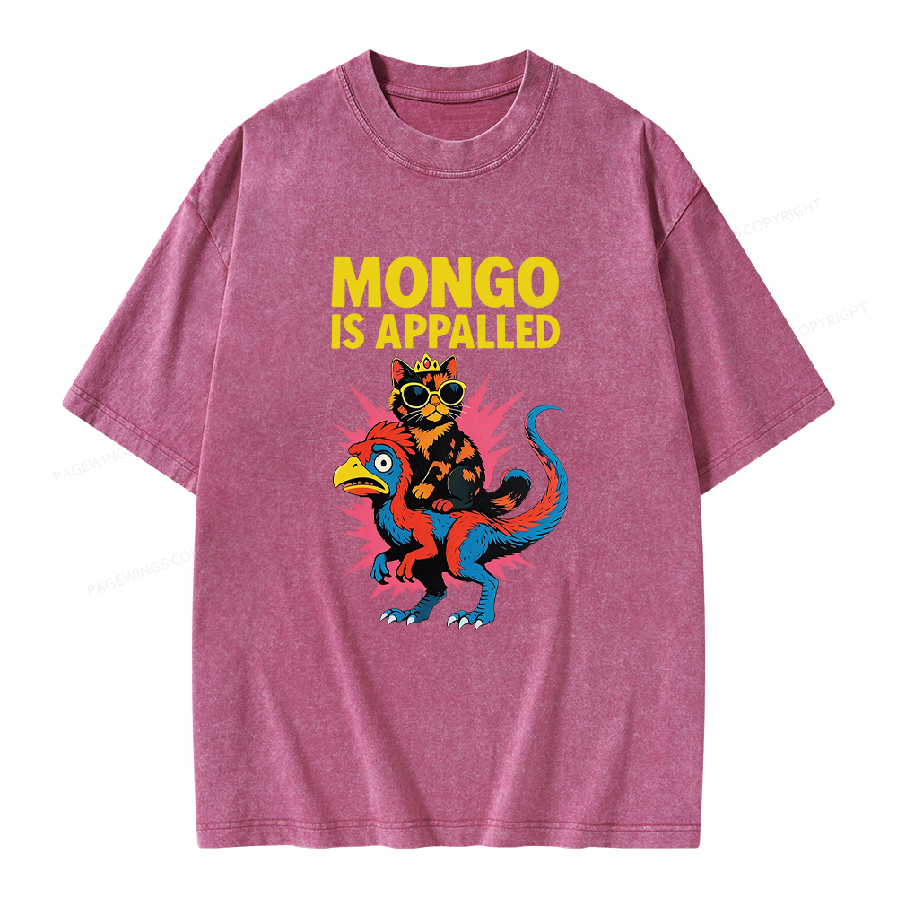 Pagewings Mongo Is Appalled Unisex Washed T-shirt