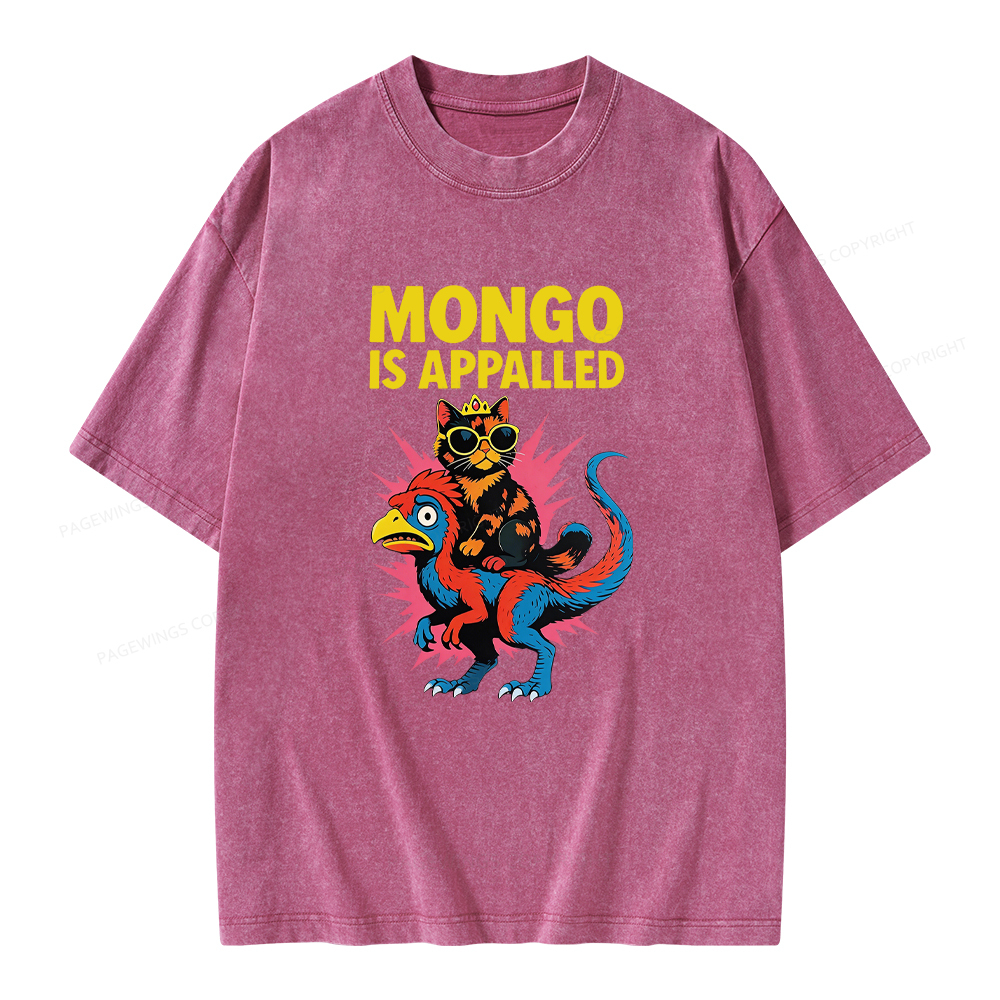 Pagewings Mongo Is Appalled Unisex Washed T-shirt