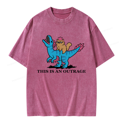 Pagewings Fantasy Book Reader Unisex Washed T-shirt