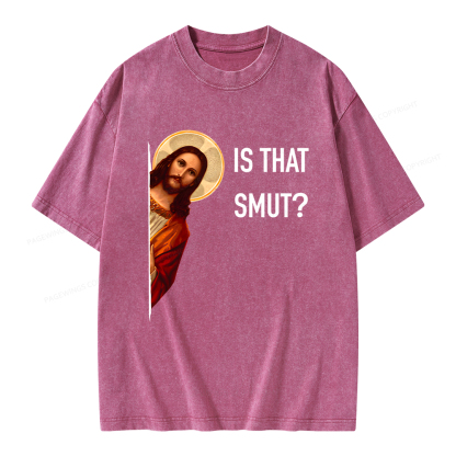 Pagewings Is That Smut Unisex Washed T-shirt