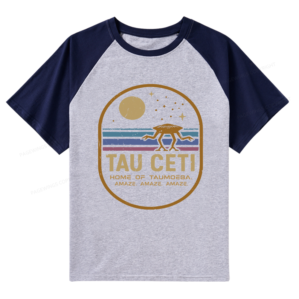 Pagewings Sci‑Fi Fan Raglan T-shirt