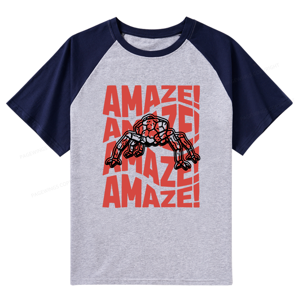 Pagewings Space Raglan T-shirt