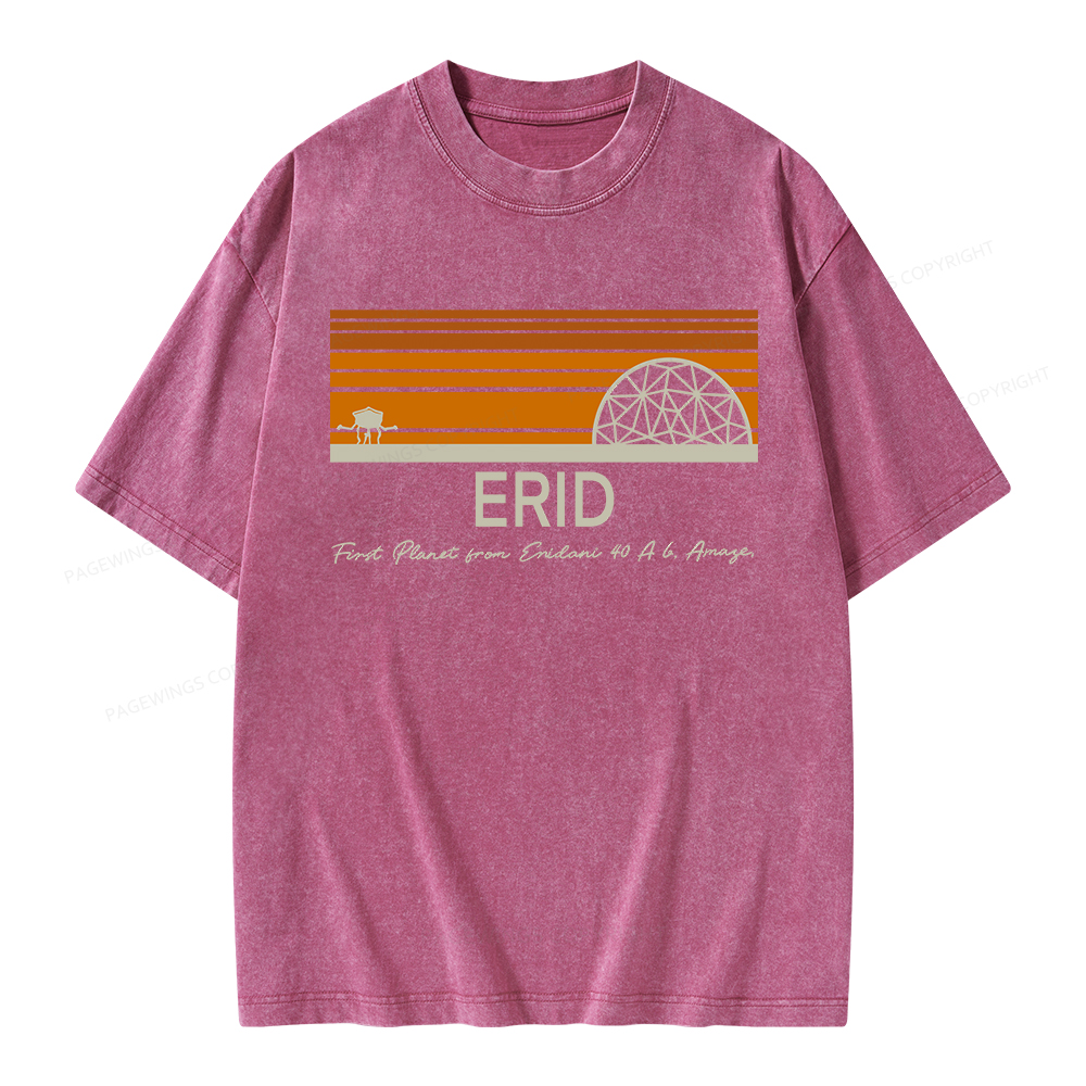 Pagewings Sci-Fi Bookish Unisex Washed T-shirt