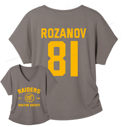 Pagewings Romance Novel Lover Soft Women's Modal V-neck T-shirt