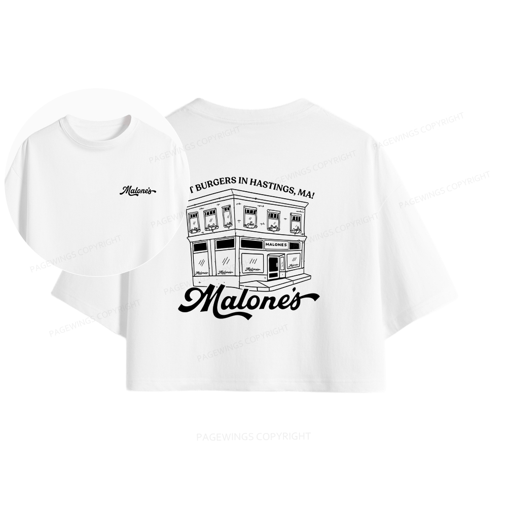 Pagewings Hockey Romance Women Crop Tops