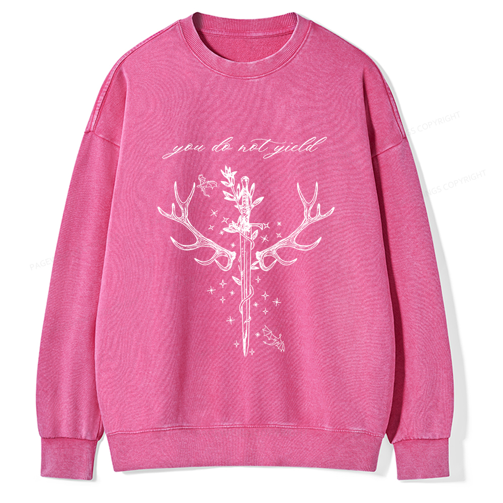 Pagewings Libraries Were Full Of Ideas Unisex Washed Sweatshirt