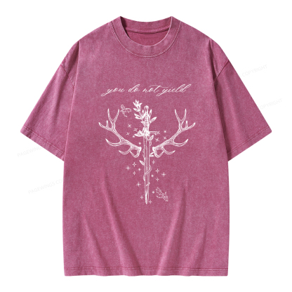 Pagewings Libraries Were Full Of Ideas Unisex Washed T-shirt