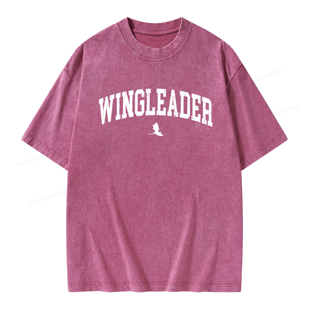Pagewings Wingleader Unisex Washed T-shirt