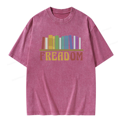 Pagewings Freadom Unisex Washed T-shirt