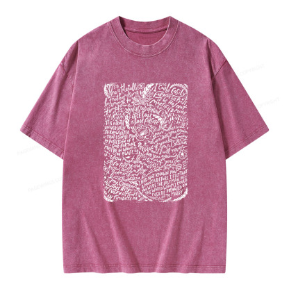 Pagewings Pride and Prejudice Unisex Washed T-shirt
