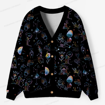Pagewings Reading Is Magic Unisex Ugly Cardigan Sweaters