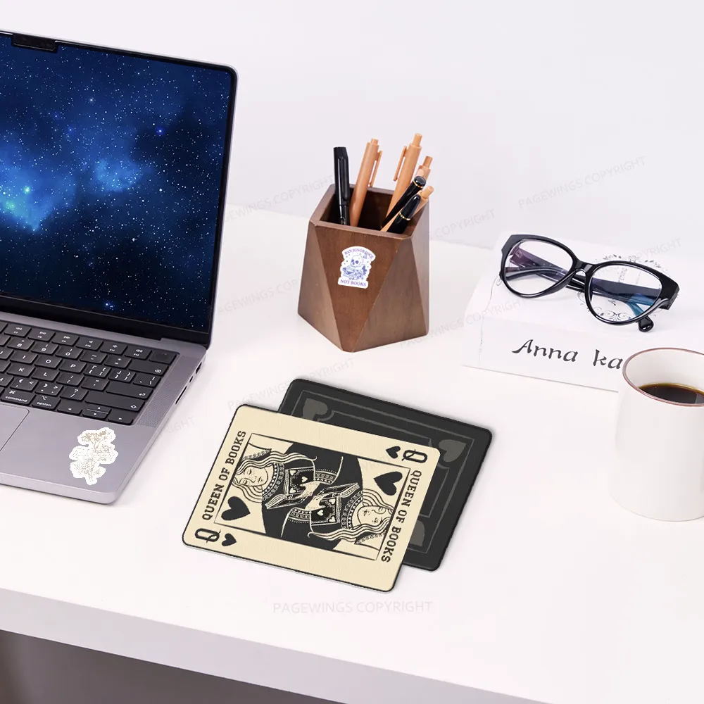Pagewings Queen Of Books Mouse Pad