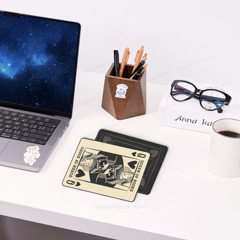 Pagewings Queen Of Books Mouse Pad