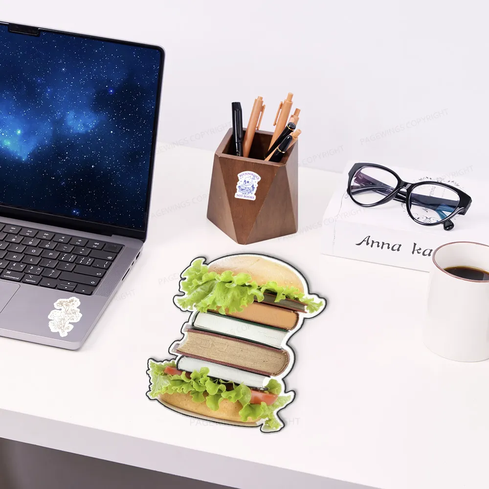 Pagewings Hamburger BookMouse Pad