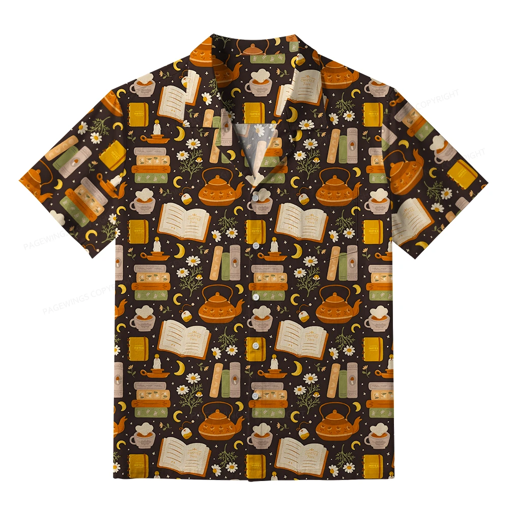 Pagewings Open A Book Open Your Mind Unisex Hawaiian Shirt