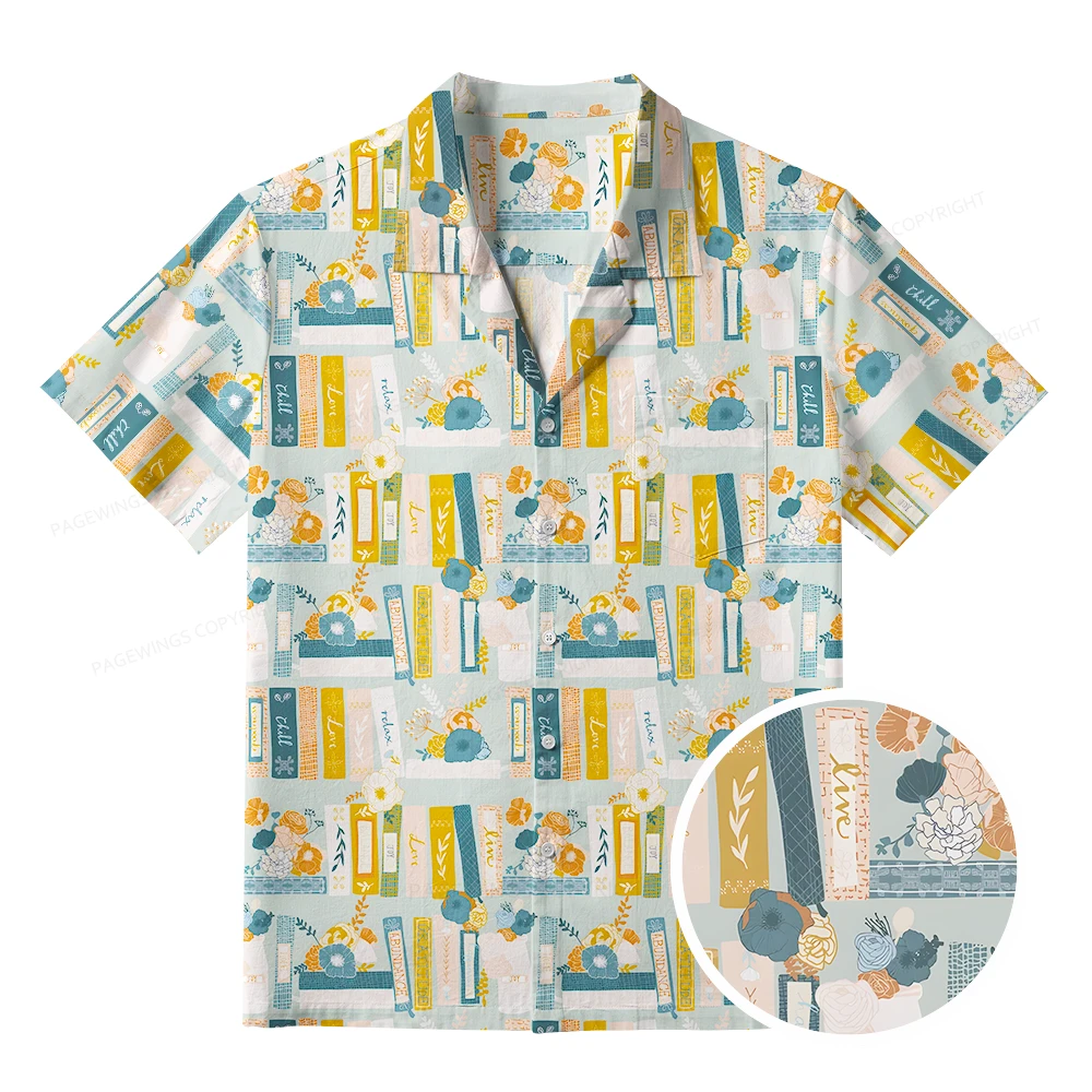 Pagewings Always Carry a Book Unisex Hawaiian Shirt