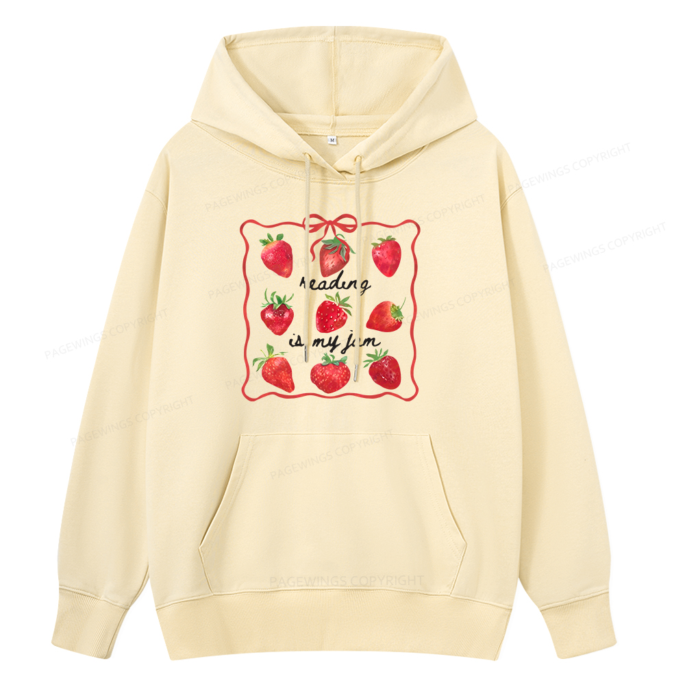 Pagewings Reading Is My Jam Unisex Classic Hoodie