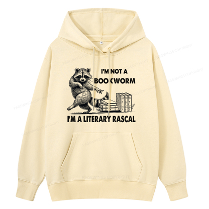 Pagewings I'm Not A Bookworm I'm A Literary Rascal Unisex Classic Hoodie