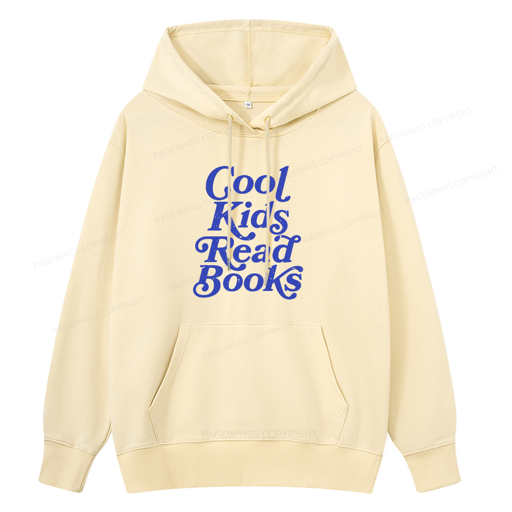 Pagewings Cool Kids Read Books Unisex Classic Hoodie