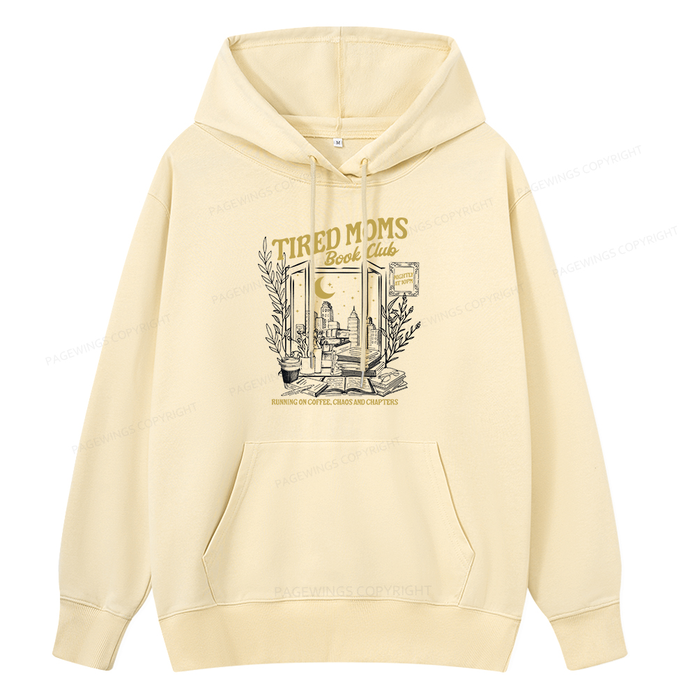 Pagewings Tired Moms Book Club Unisex Classic Hoodie
