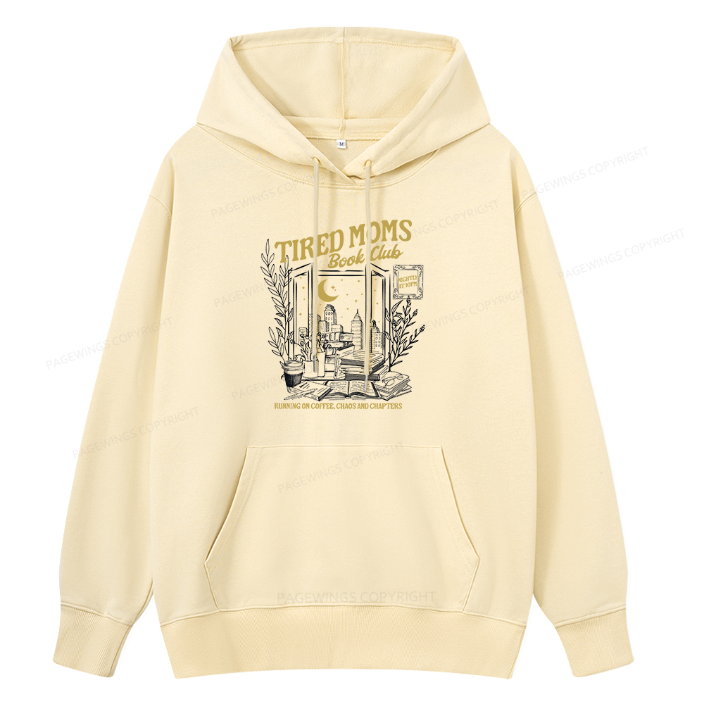 Pagewings Tired Moms Book Club Unisex Classic Hoodie