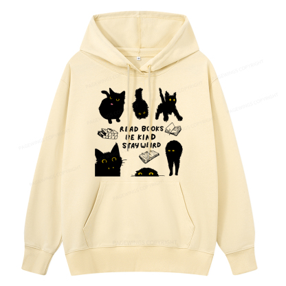 Pagewings Read Books Be Kind Stay Weird Unisex Classic Hoodie