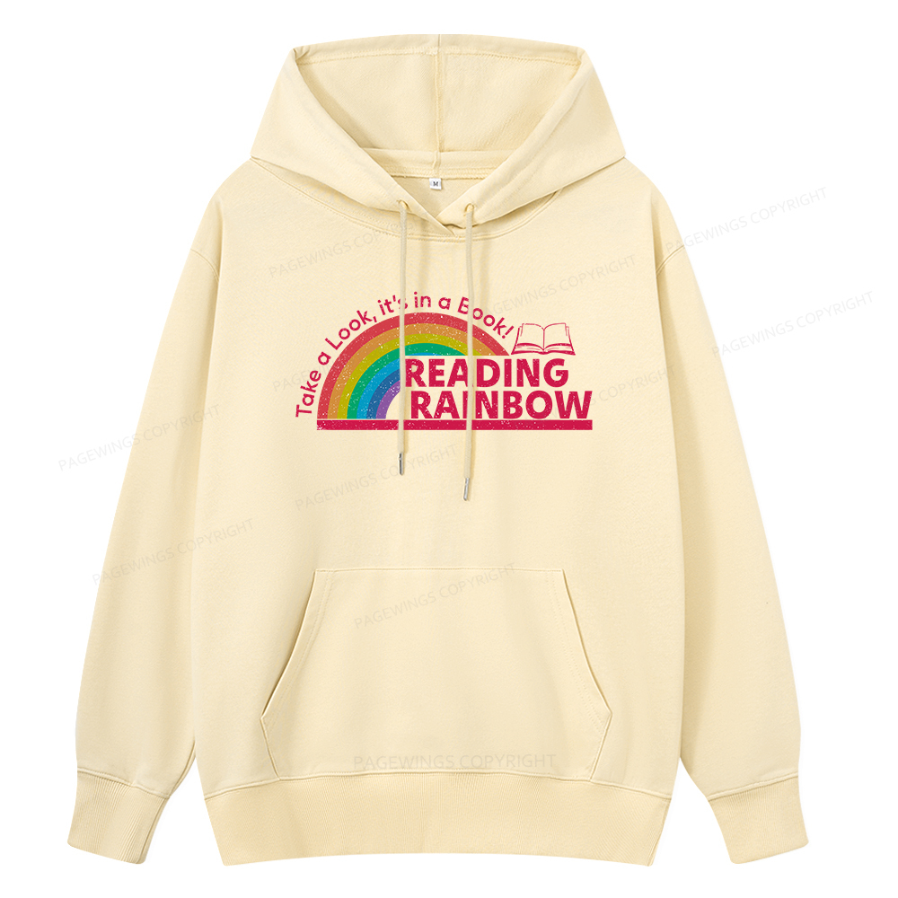 Pagewings Reading Rainbow Unisex Classic Hoodie