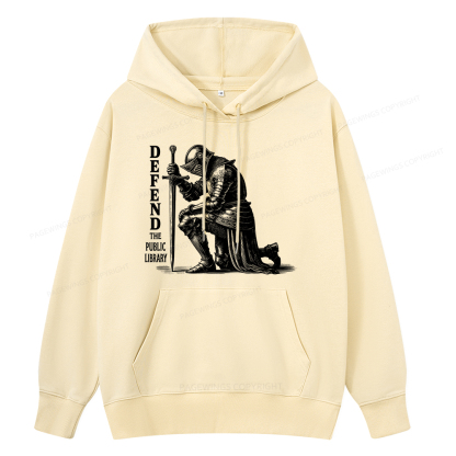 Pagewings Defend the Public Library Unisex Classic Hoodie