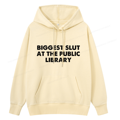 Pagewings Biggest Slut At The Public Library Unisex Classic Hoodie
