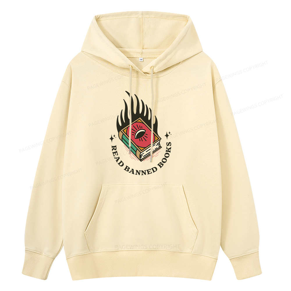 Pagewings Read Banned Books Unisex Classic Hoodie