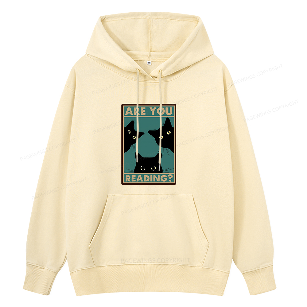 Pagewings Are You Reading Unisex Classic Hoodie