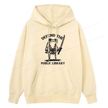 Pagewings Defend Your Public Library Unisex Classic Hoodie