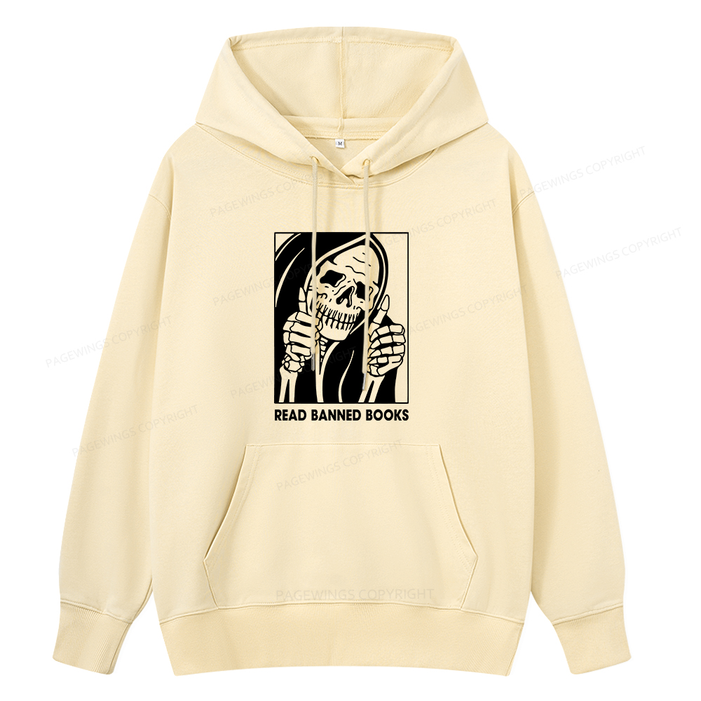 Pagewings Read Banned Book Unisex Classic Hoodie