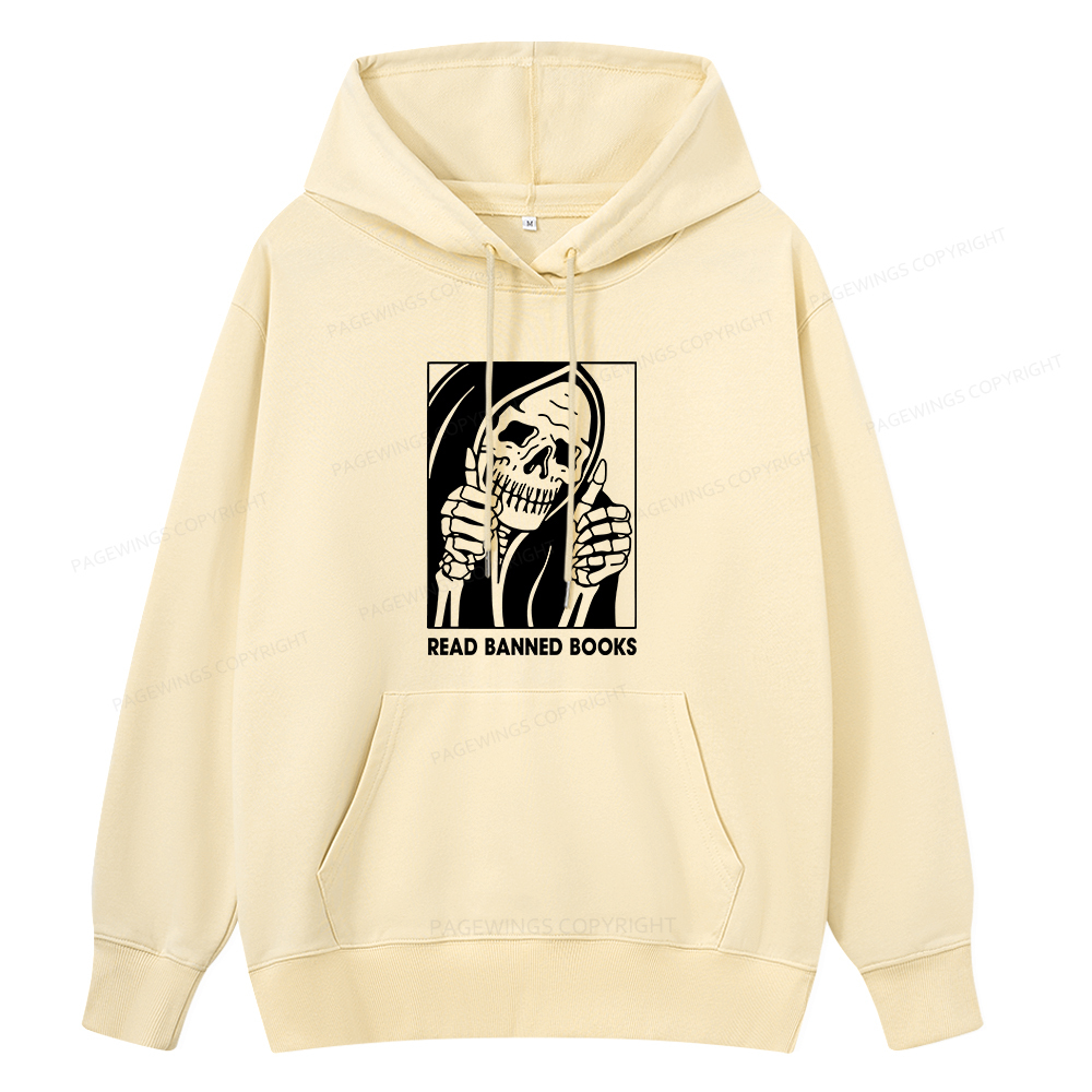 Pagewings Read Banned Book Unisex Classic Hoodie
