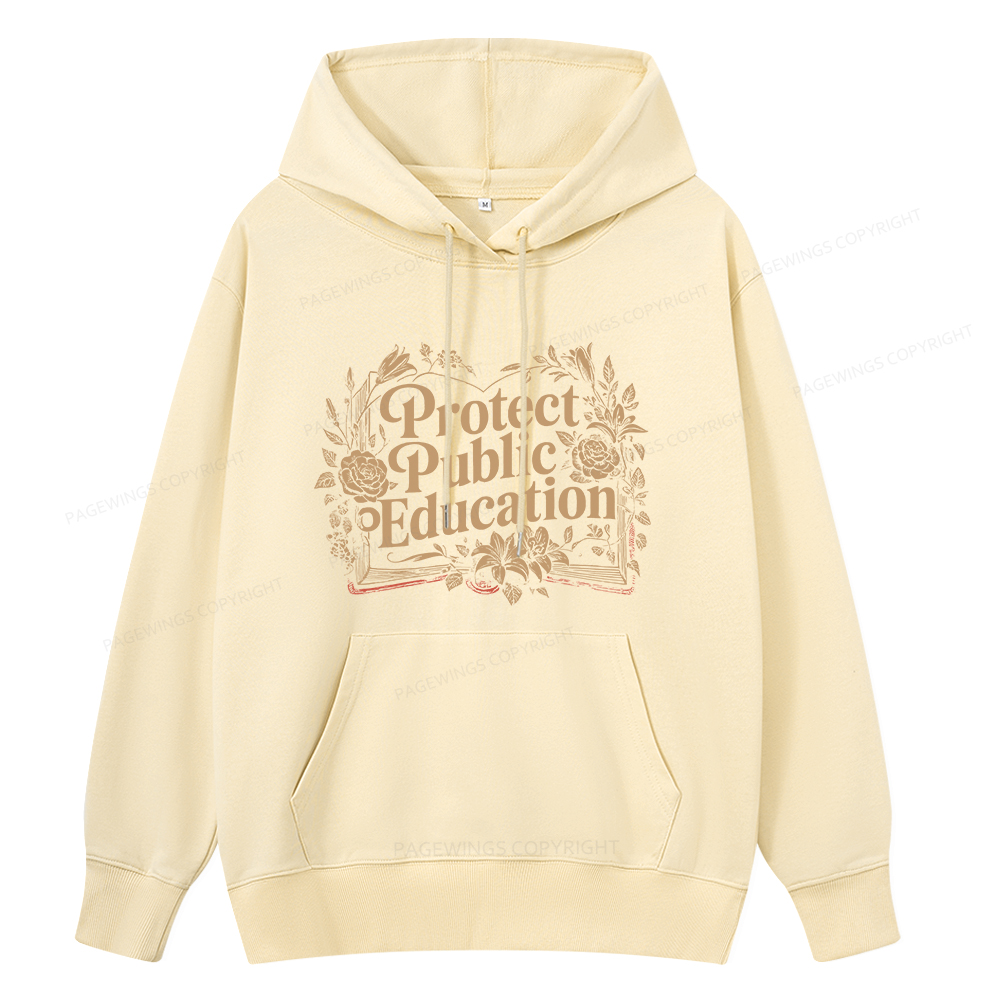 Pagewings Protect Public Education Unisex Classic Hoodie