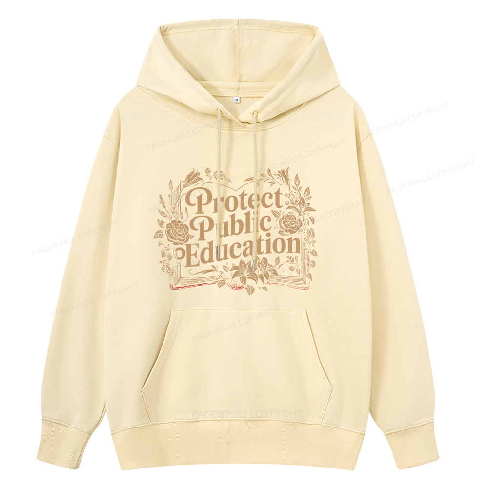 Pagewings Protect Public Education Unisex Classic Hoodie