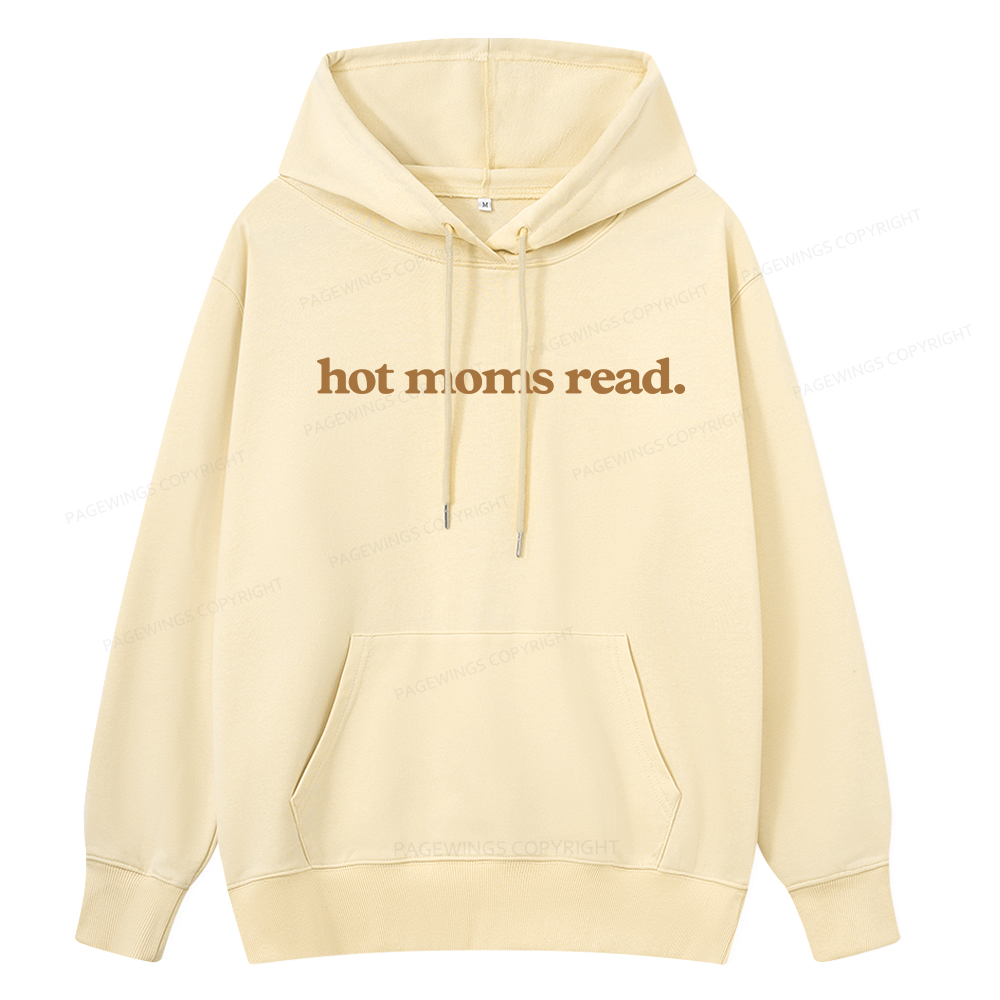 Pagewings Hot Moms Read Unisex Classic Hoodie