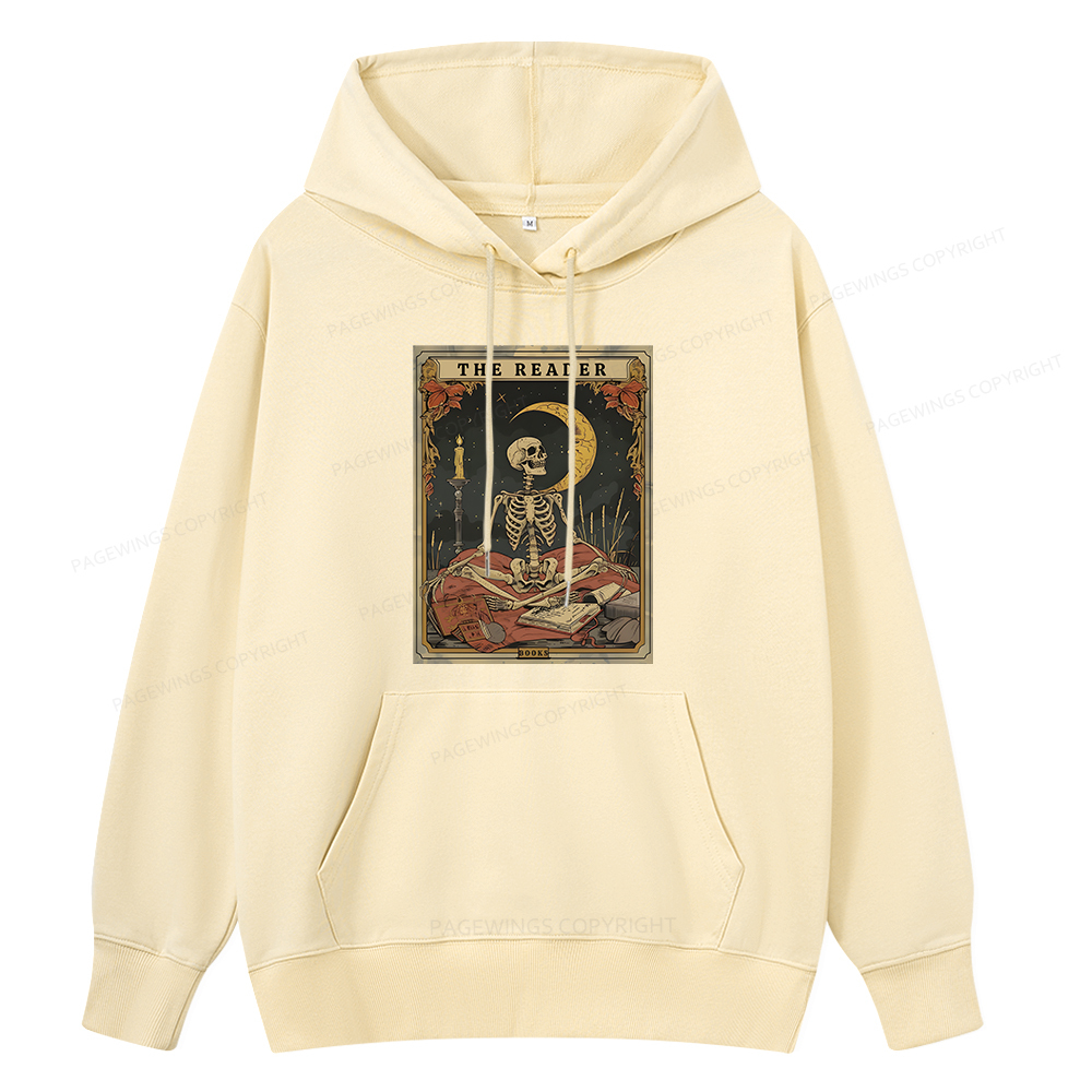 Pagewings The Reader Tarot Card Unisex Classic Hoodie