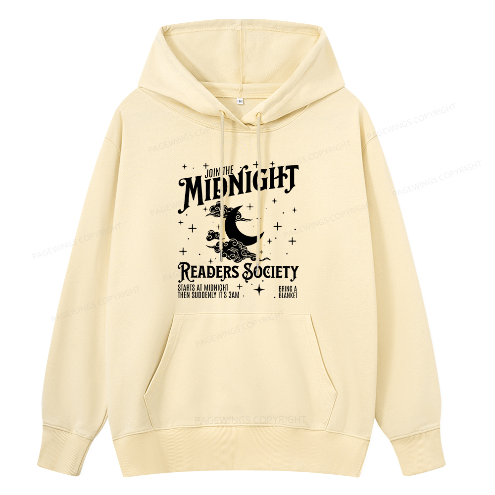 Pagewings Late Night Readers Book Club Unisex Classic Hoodie