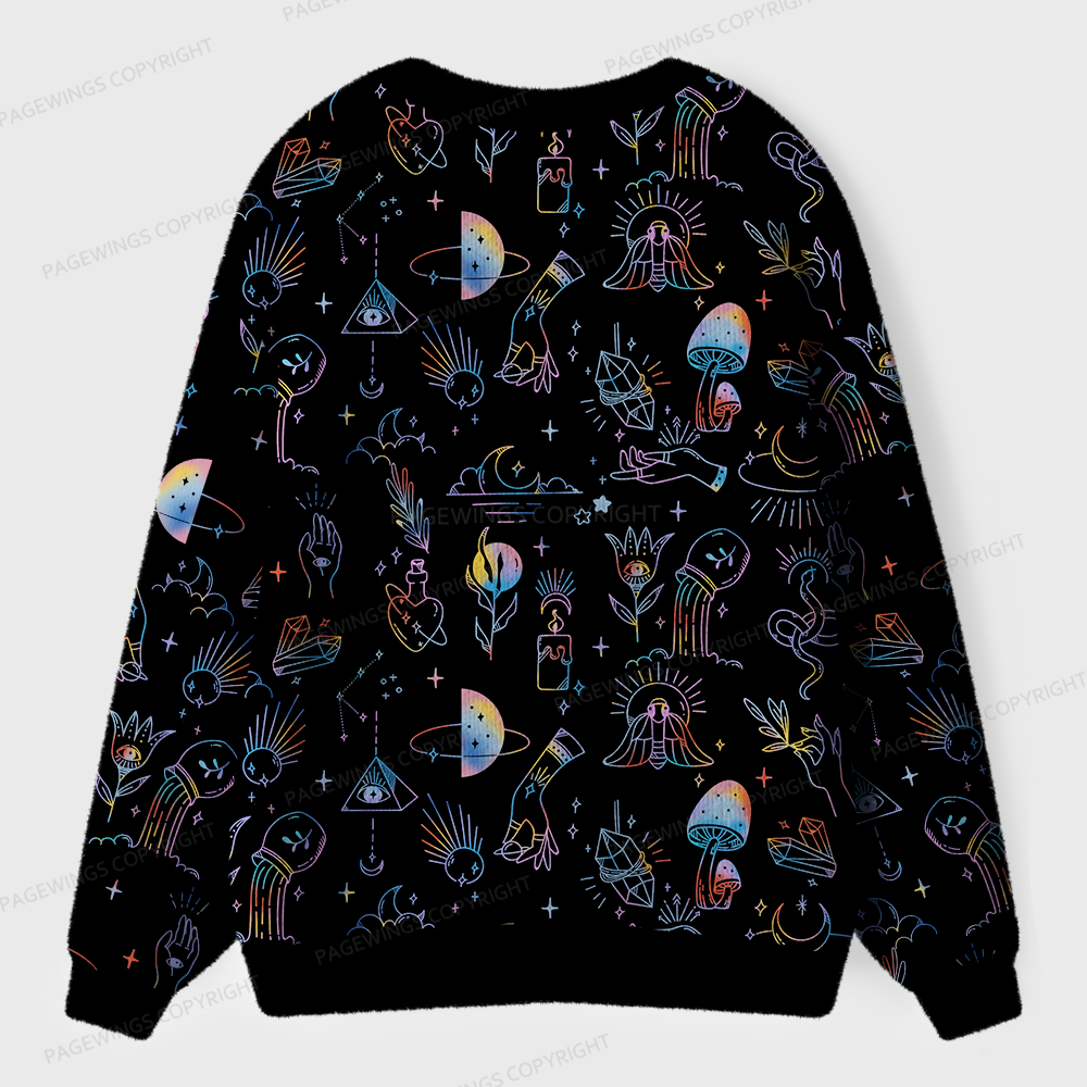 Pagewings Reading Is Magic Unisex Ugly Cardigan Sweaters