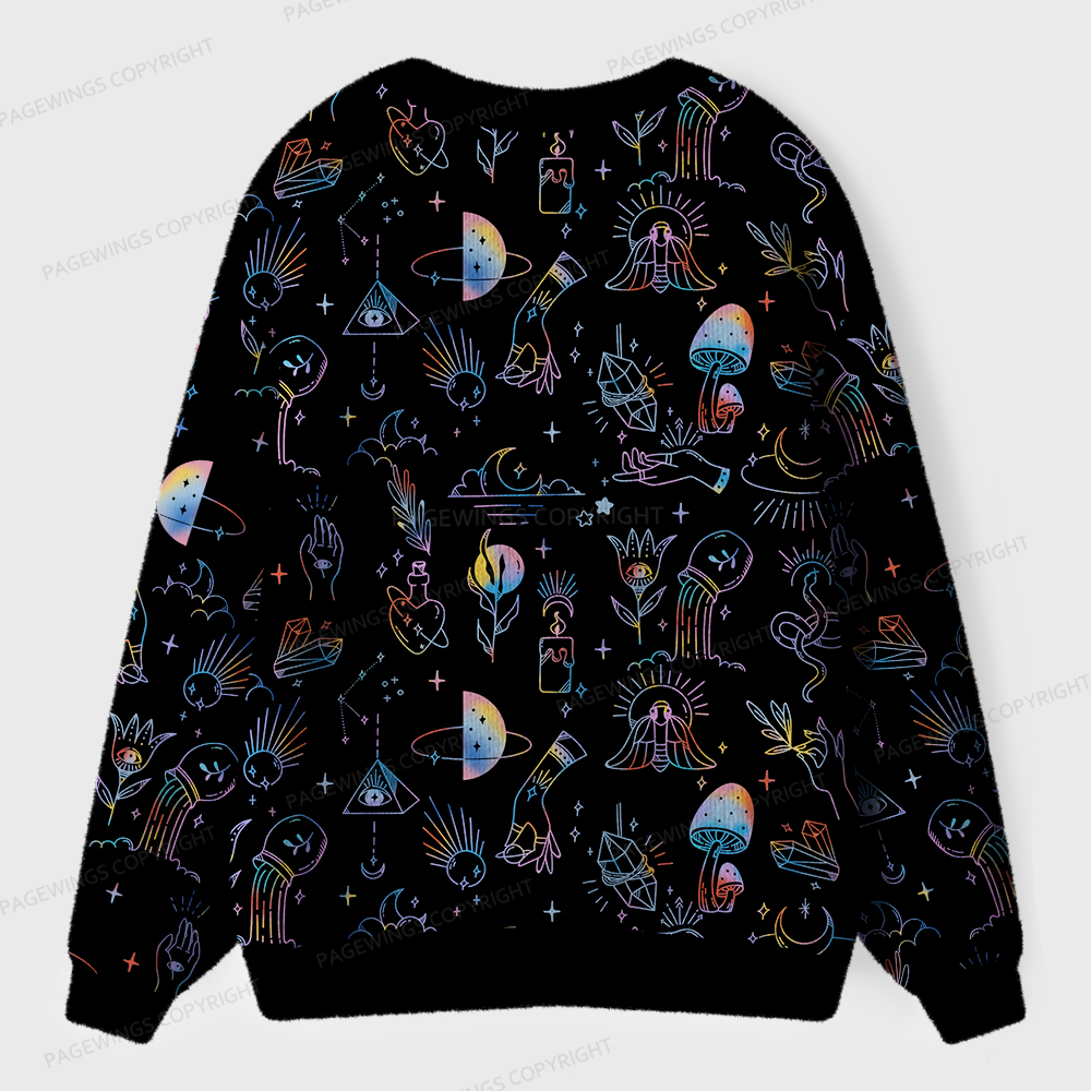 Pagewings Reading Is Magic Unisex Ugly Cardigan Sweaters