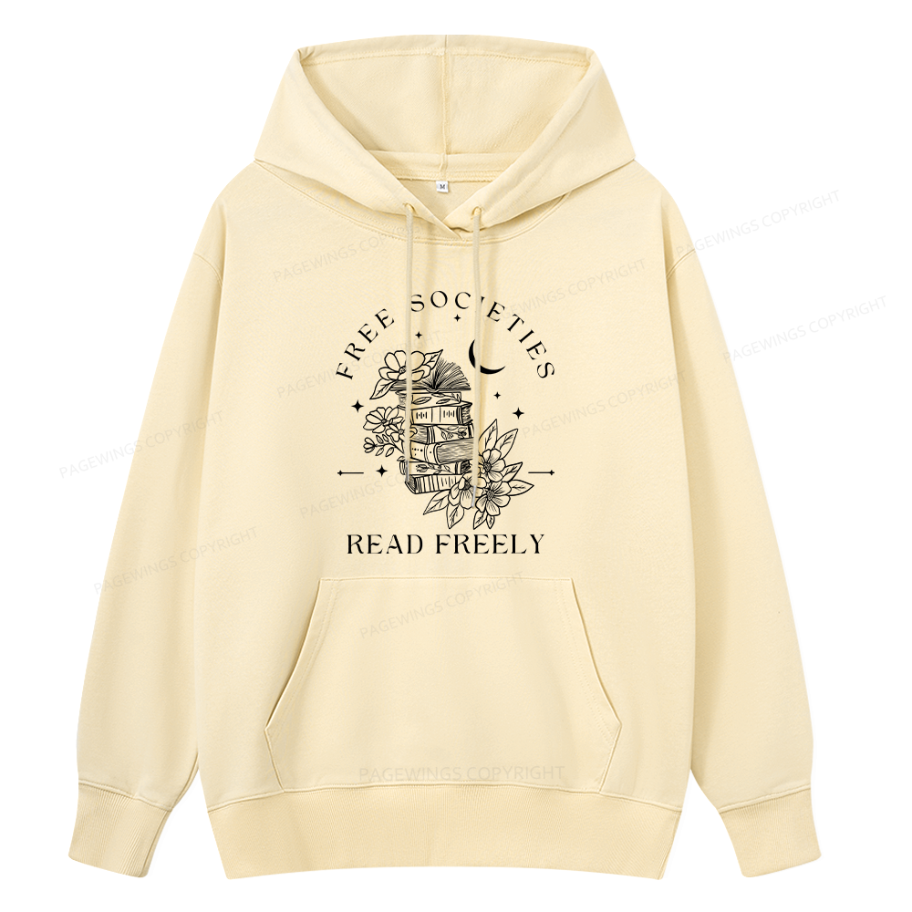 Pagewings Free Societies Read Freely Unisex Classic Hoodie
