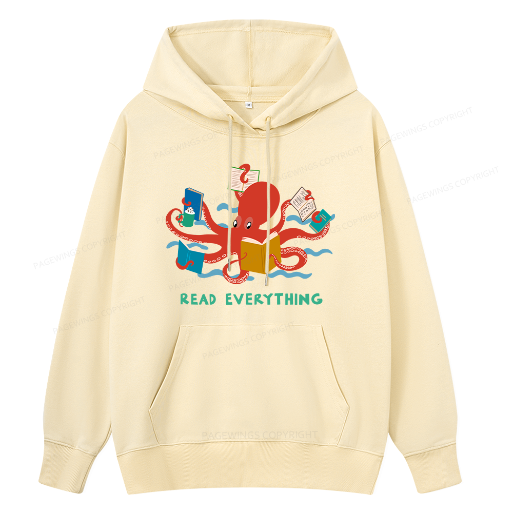 Pagewings Read Everything Unisex Classic Hoodie
